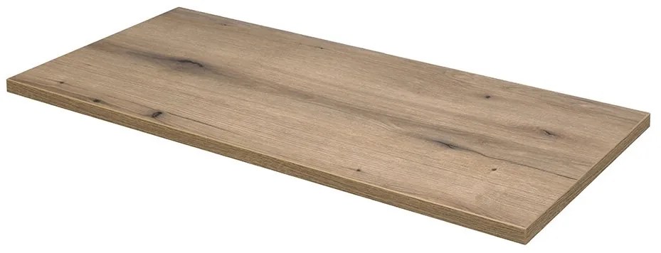 Závěsná skříňka pod umyvadlo Iconic s deskou 100 cm kašmír/dub coast evoke