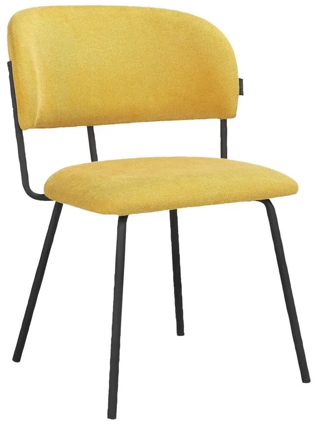 Žlté jedálenské stoličky v súprave 2 ks Claudia – Støraa