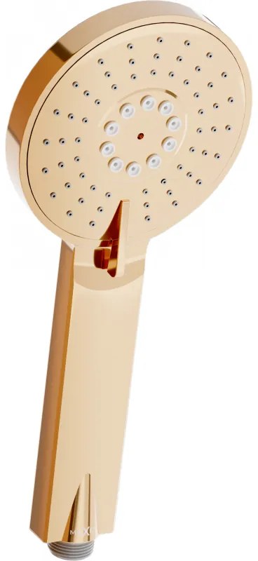 Mexen príslušenstvo, Ručná sprcha R-40, 3-funkčná, ružovo-zlatá, 79540-60