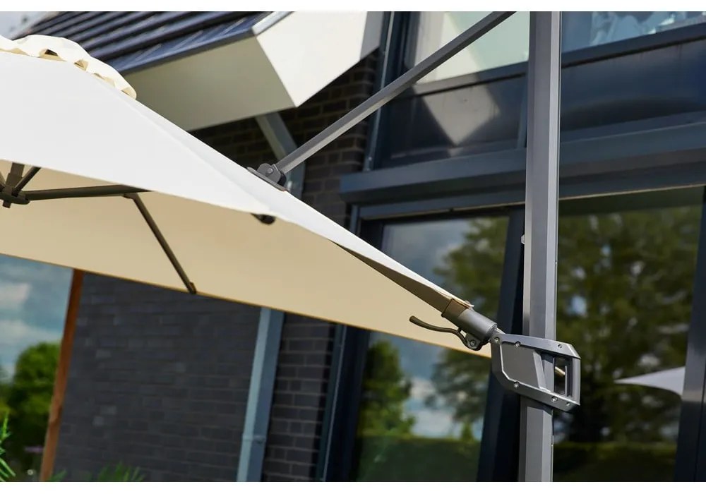 Béžový slnečník 300x300 cm Shadowflex Deluxe – Hartman