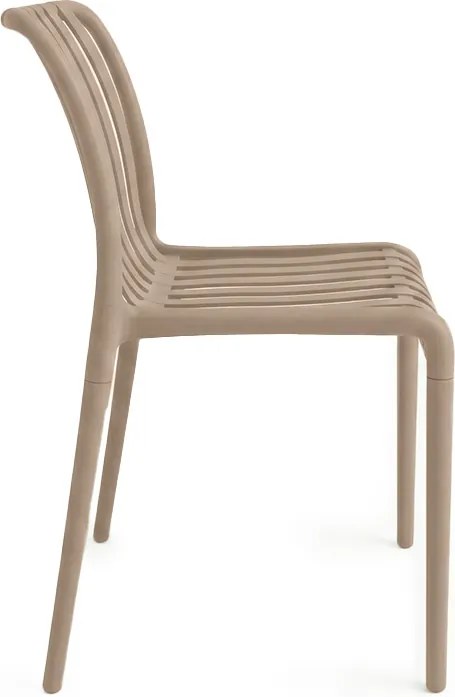 Záhradný set TREGO ISLAND - 2 stoličky a okrúhly stôl ø 60 cm, béžová