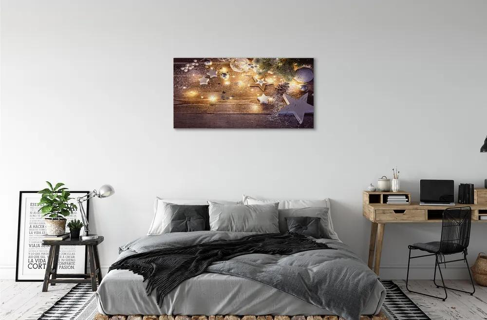 Obraz na plátne Čačky kužeľov doska svetiel 120x60 cm