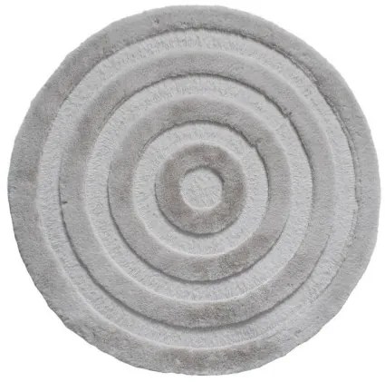Kúpeľňový koberček MOYO CIRCLE sivý kruh