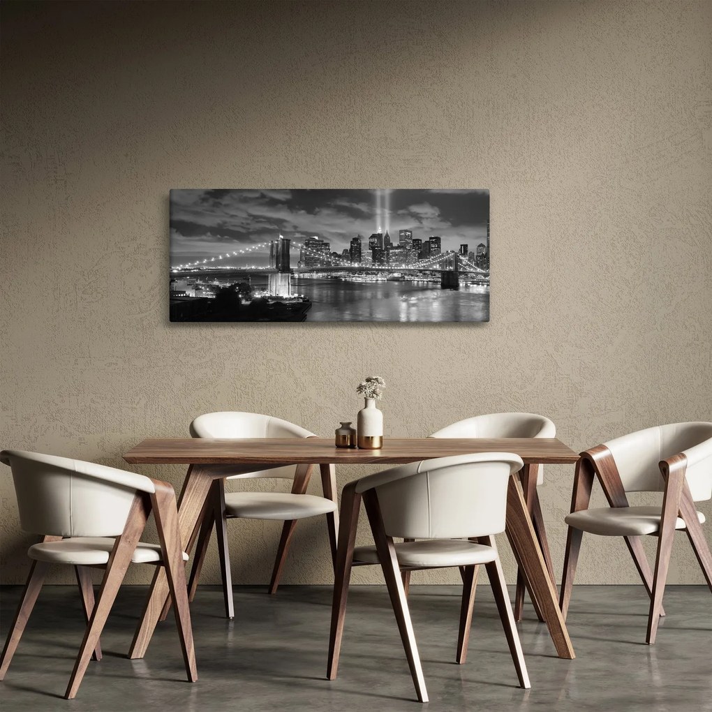 Obraz - Brooklynský most (120x50 cm)