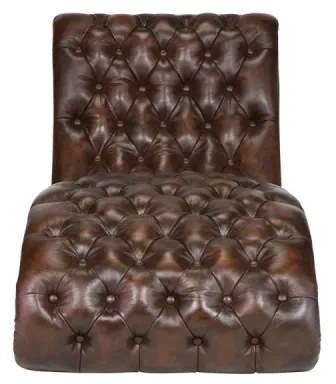 furniture-nabytek.cz - Masívna pohovka Chesterfield Bedford, pravá koža, hnedá