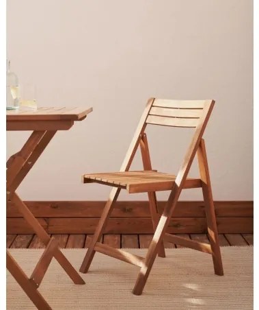 SADIRAR záhradná skladacia stolička Hnedá
