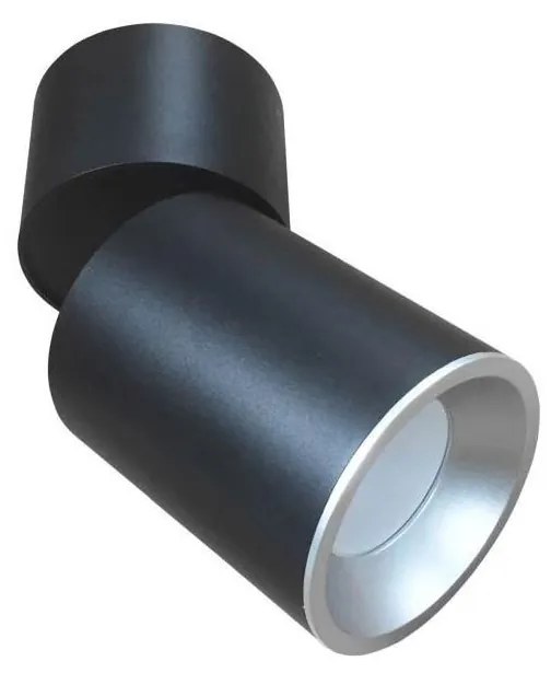 Bodové svietidlo ASTRA 1xGU10/10W/230V čierna/strieborná