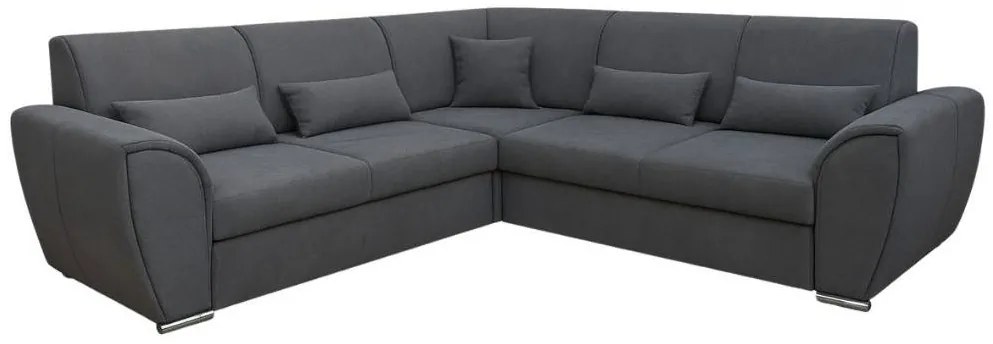 Rohová rozkladacia sedačka ROYAL 2+L antracit