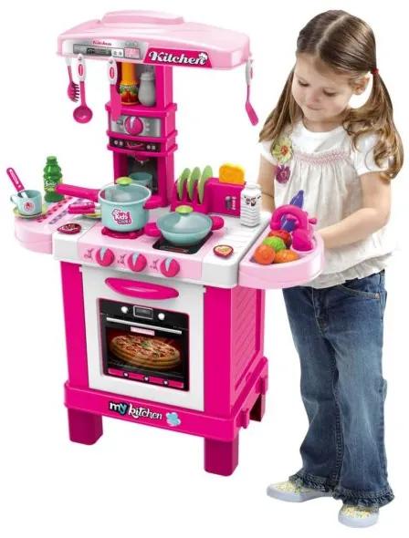BABY MIX Detská kuchynka Baby Mix malý šéfkuchár ružová