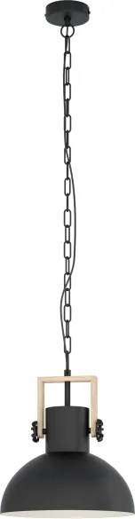Eglo 44056 - Závesný luster na reťazi LUBENHAM 1xE27/28W/230V