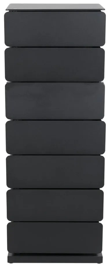 Čierna kovová komoda 37x98,5 cm Joey – Spinder Design