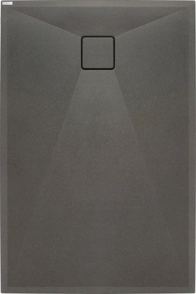 Deante Obdĺžniková sprchová vanička Correo 100x70 cm, granit, antracit metalic - KQR T75B