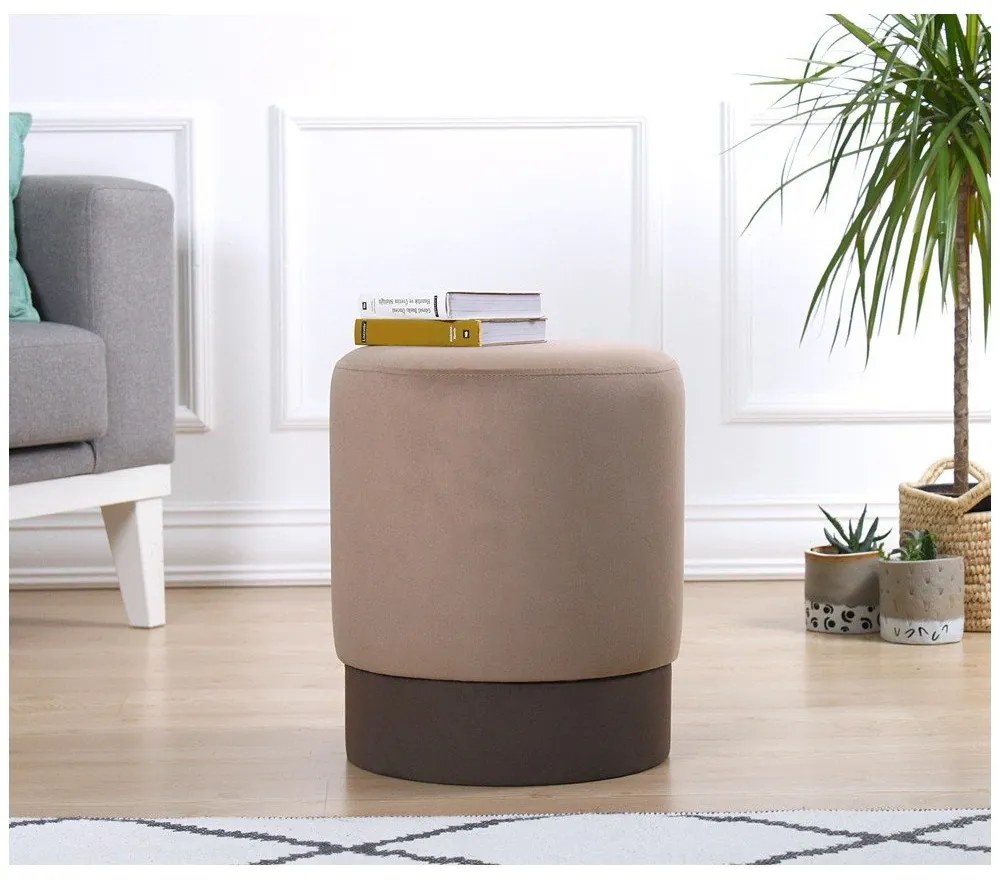 Svetlohnedý taburet Ropp – Artie