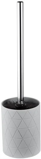 BISK Erga Star, toaletná WC kefa na postavenie, šedá, ERG-07534