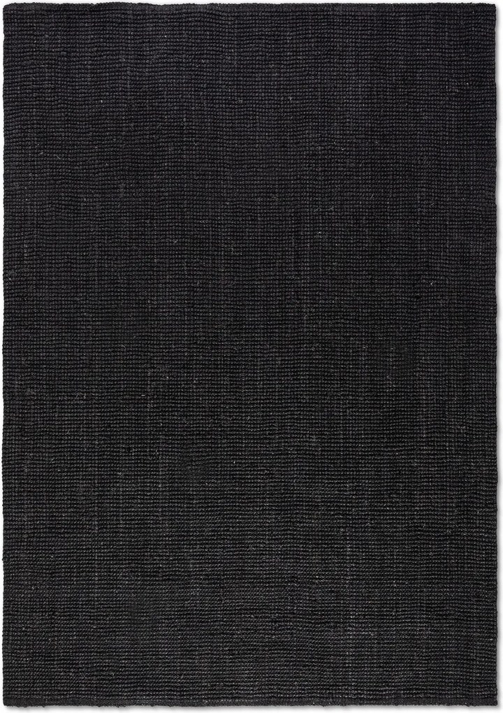 Kusový koberec Bouclé Jute 105976 Black, 120x170, čierna, chodba / predsieň, Hanse Home
