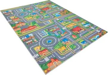 TA Koberec B-529 FLANNEL PRINTED Sivý Obdĺžnikový Rozmer: 200x300 cm
