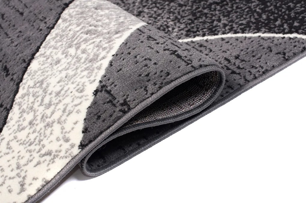 TA Koberec K857A DARK GRAY CHEAP PP CRM Sivý Obdĺžnikový Rozmer: 60x100 cm