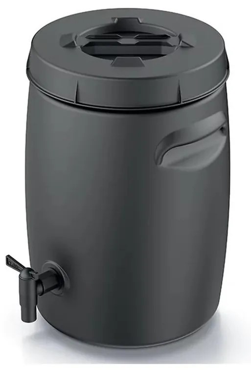 Kompostér, nádrž na zahradné hnojivo COMBIOLIQ IBFT25 čierna S41