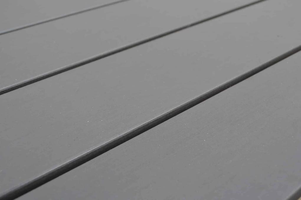 Záhradný stôl CALVIN hliník/ polywood šedý