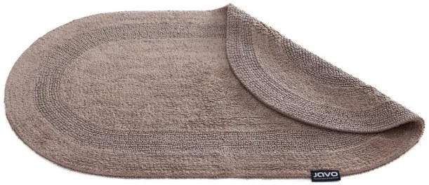 Kúpeľňový koberček Javo Cotton sepia ovál