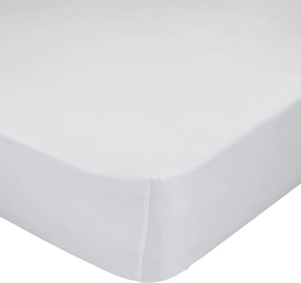 Biela elastická plachta z čistej bavlny, 140 × 70 cm