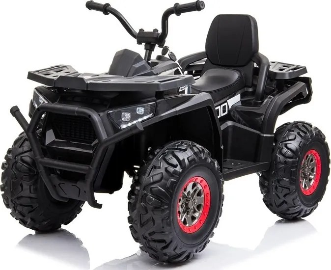 LEAN CARS Elektrická štvorkolka XMX607 LED MP3 čierna
