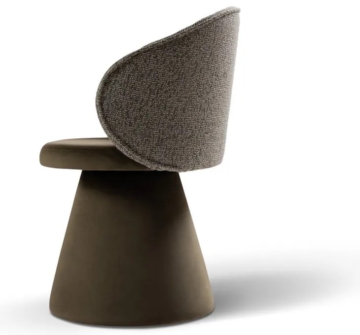 Tmavozelené zamatové kreslo Inez – Micadoni