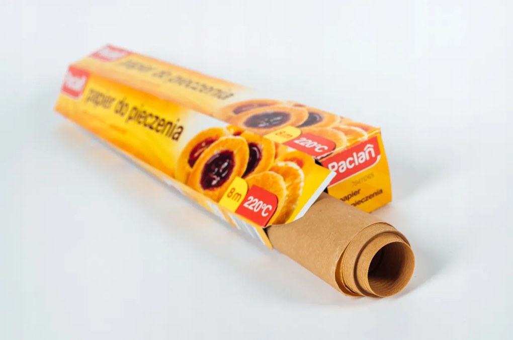 Hnedý papier na pečenie PACLAN 8m x 38cm silikónový, ľahko použiteľný