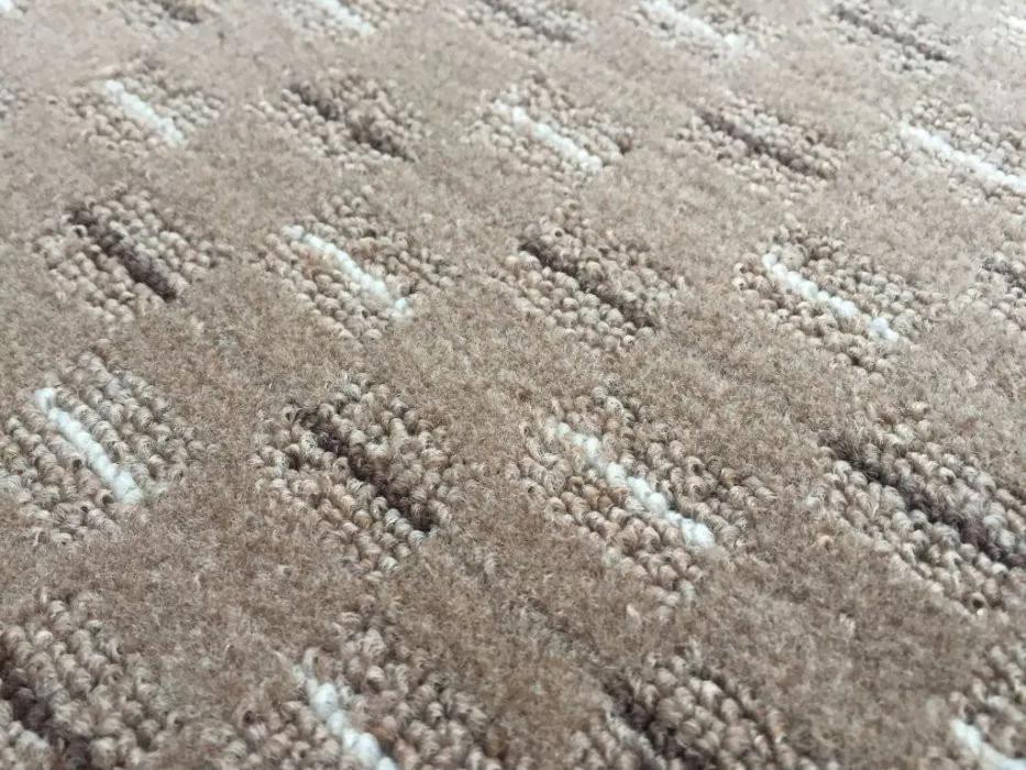 Vopi koberce Metrážový koberec Valencia béžová - Rozměr na míru bez obšití cm