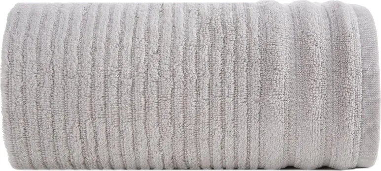 Dekorstudio Bavlnený uterák SAMMY zdobený pruhmi v striebornej farbe Rozmer uteráku: 30x50cm