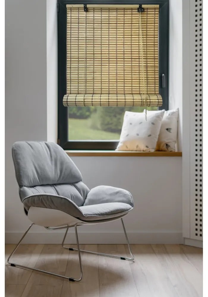 Bambusová roleta v prírodnej farbe 120x160 cm Java – Gardinia
