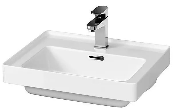 Cersanit K114-005 - Zápustné umývadlo CREA 40x50,5 cm keramika lesklá biela