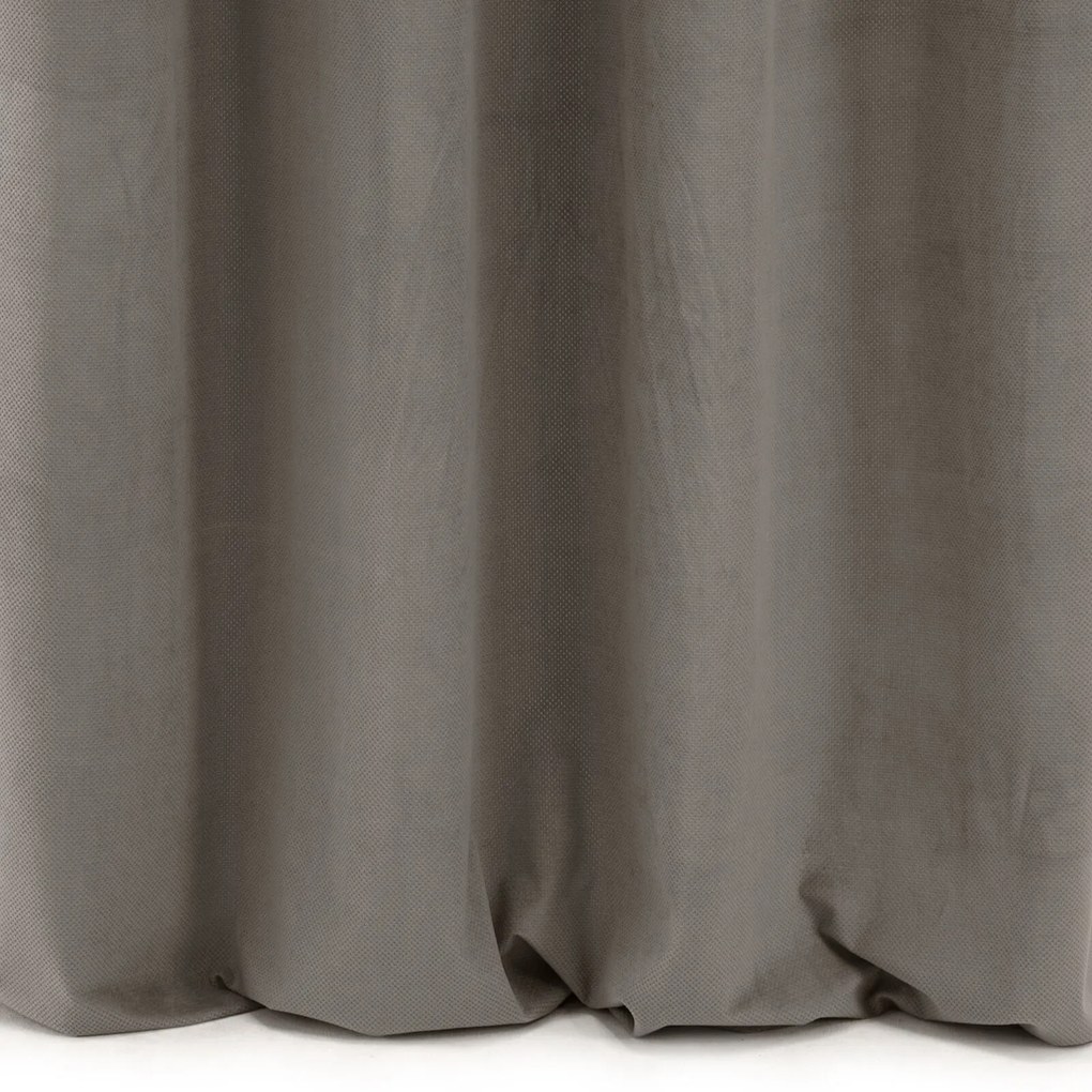 ZATEMŇOVACÍ ZÁVES NA KRÚŽKOCH MILO 140X250 CM SIVÁ