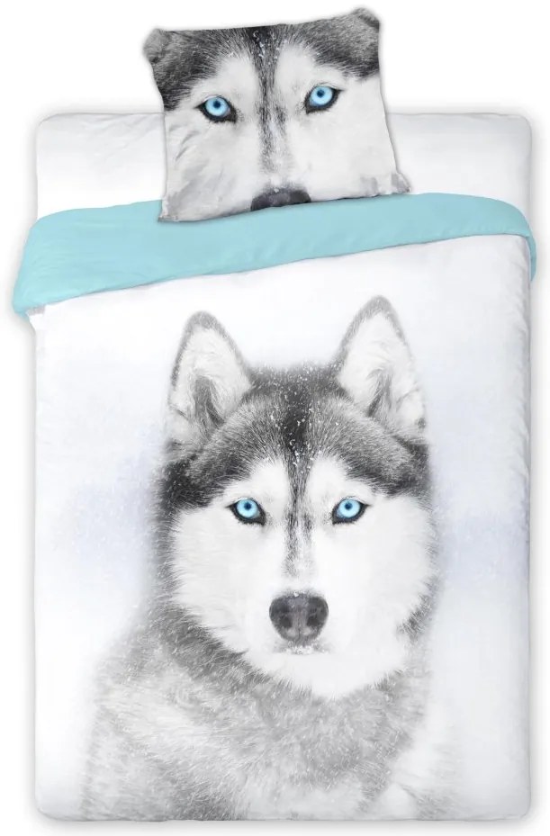 Faro Detské obliečky Husky 140x200/70x90 cm