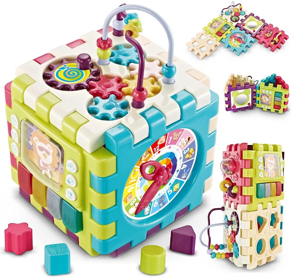 Vzdelávacia hračka kocka s melódiou Ricokids 781700