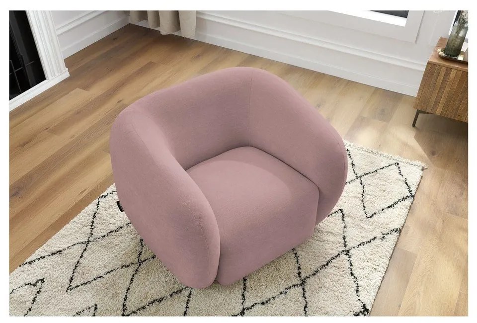 Svetloružové kreslo Celine – Bobochic Paris