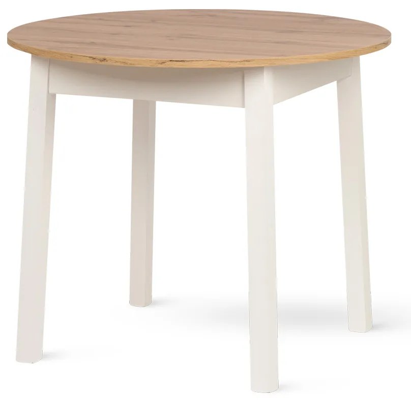 Stima jedálenský stôl LUCKY Vybetre odtieň podnože ->: Čierna, Vyberte rozmer ->: Ø 90 cm + 35cm