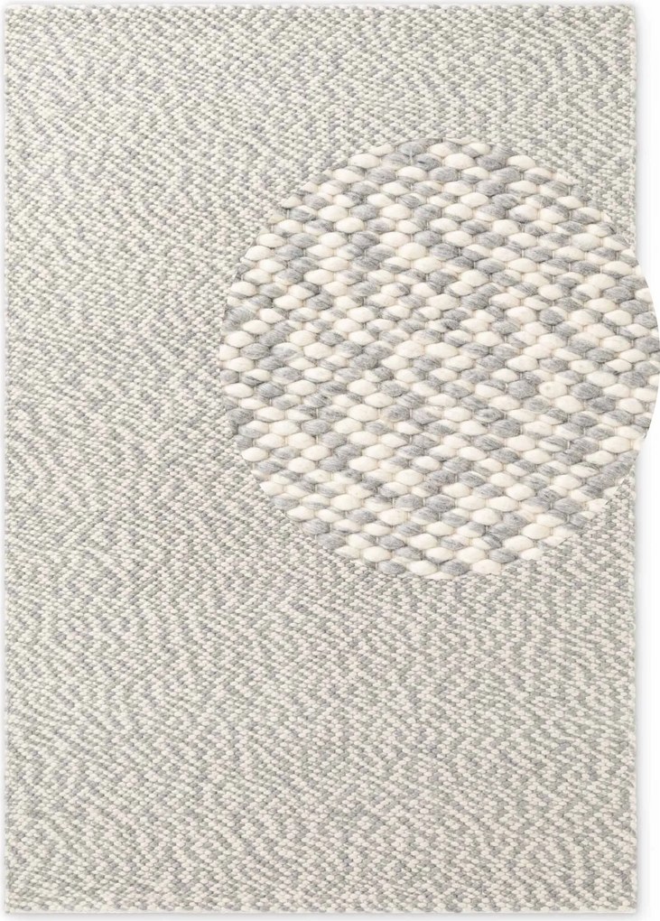 ELLE Decoration, Kusový koberec Lyon Beans 106317 Natural Cream Grey z kolekcie Elle, 140x200, šedá, obývacia izba