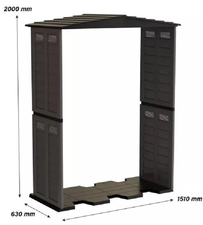 ARTPLAST Záhradná modulárna zostava Garden Shed - rozširujúci modul