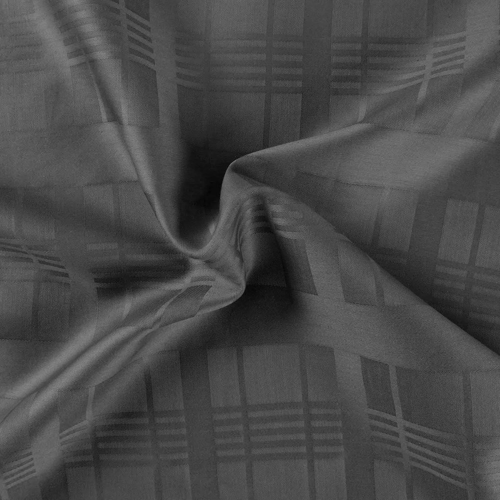 SATÉNOVÉ OBLIEČKY MARSELA EXCLUSIVE 160X200 CM, 2KS 70X80 CM TMAVOSIVÉ