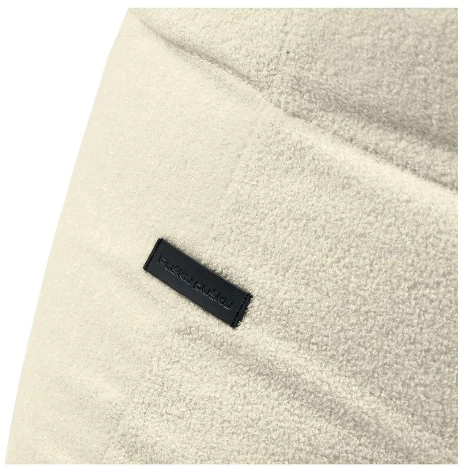 Svetlosivý sedací vak z textílie buklé Razz – SLOWDOWN