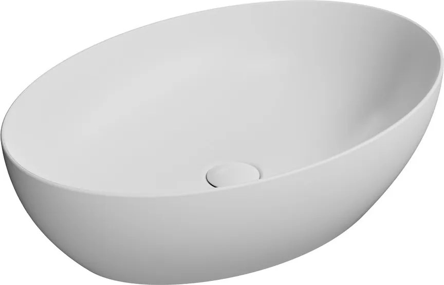 Pura 884209 umývadlo na dosku 60x42 cm, biela mat
