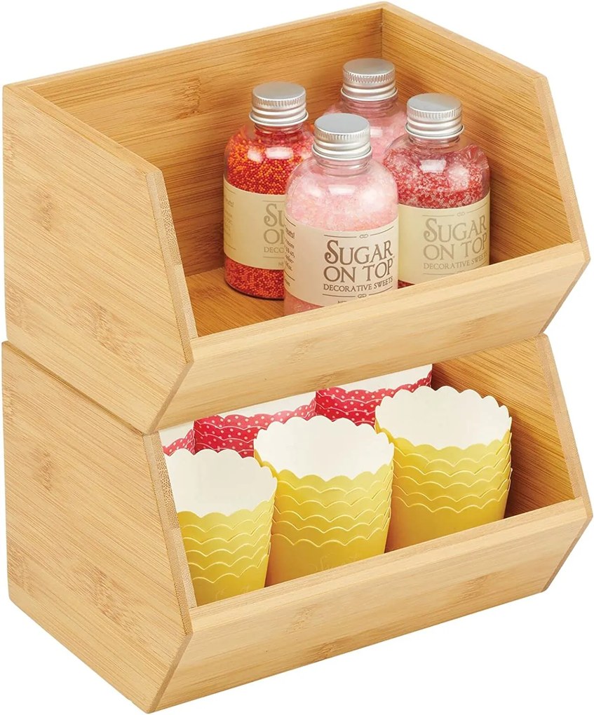 5Five® 2. akosť - Bambusový organizér, úložný box, MINI CAJA