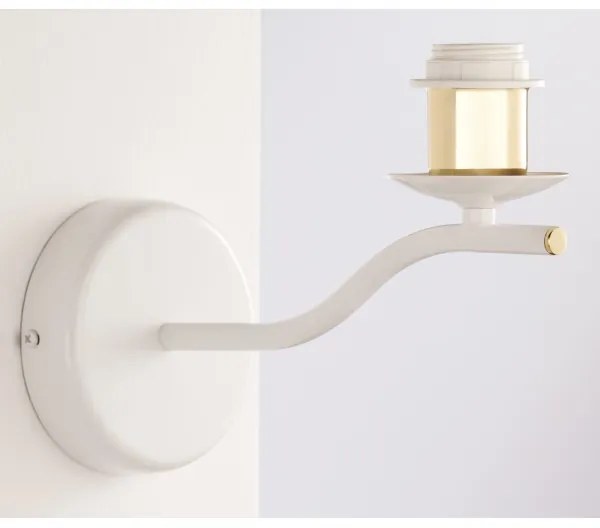 Jupiter 2086 - Nástenné svietidlo SAMBA 1xE27/15W/230V biela/zlatá