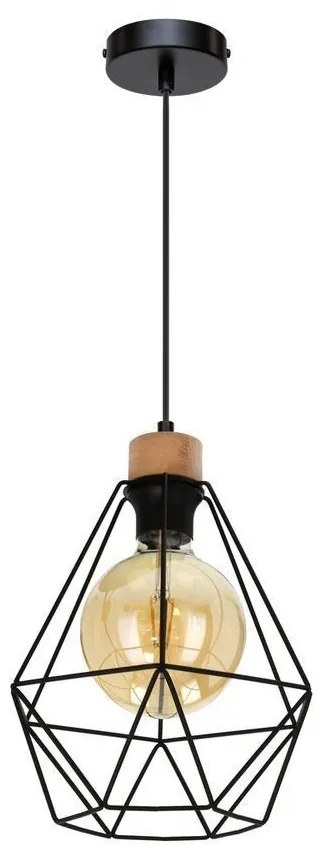 Spot-Light 21822104-Luster na lanku DIAMENT 1xE27/60W/230V dub–