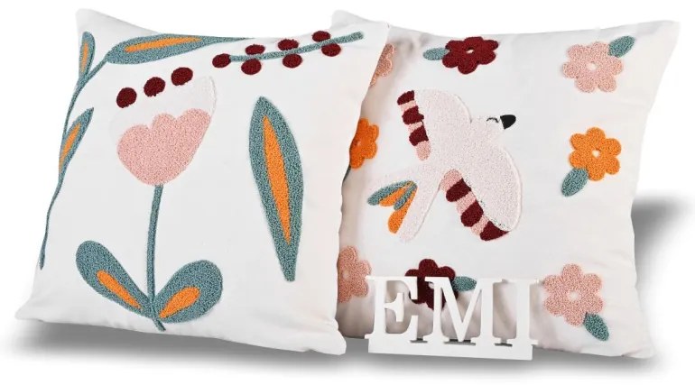 Obliečky na vankúše 40x40 cm Greta set 2 ks EMI