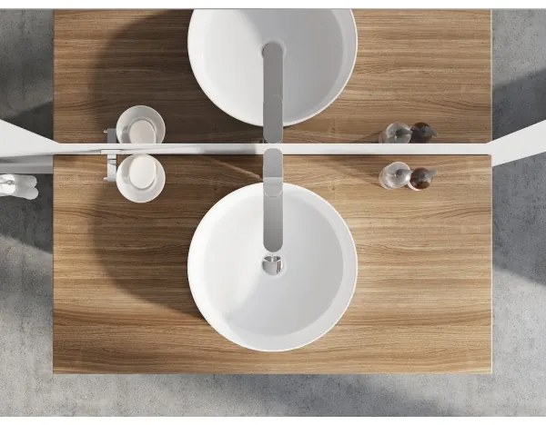 Ravak XJX01140001 - Umývadlo na dosku UNI Ø 40 cm keramika/biela