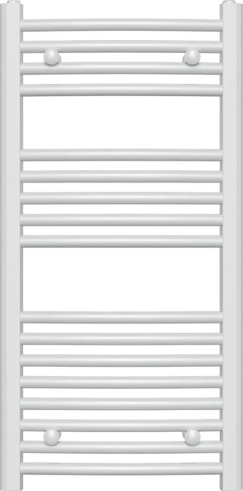 Novaservis - Kúpeľňový rebríkový radiátor 365 W/230 V 90 × 45 cm biely zaoblený