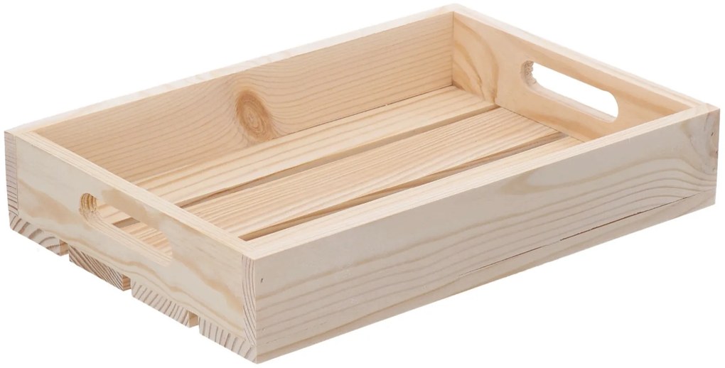 ČistéDřevo Drevená debnička 32 x 22 x 6 cm