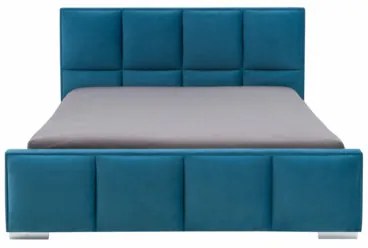 Posteľ FABRIZZIO SQUERE P 160 x 200, s roštom, s úložným priestorom